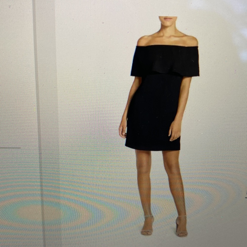 Charles Henry Off The Shoulder Dress